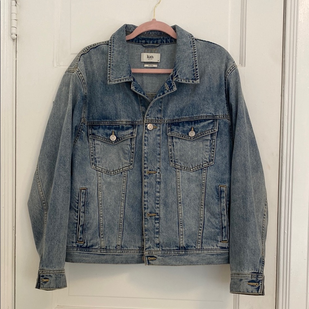 Kith Blue Lightweight Shirt Jacket Timeless Style